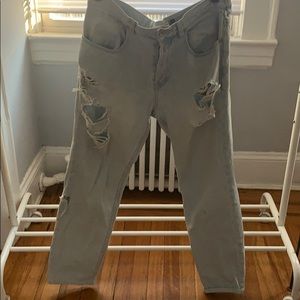 Topman ripped vintage skinny jeans